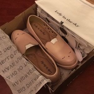 Loly In The Sky Pink Bunny Loafers